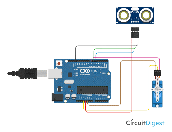 Anti Trespass Road System Circuit Diagram