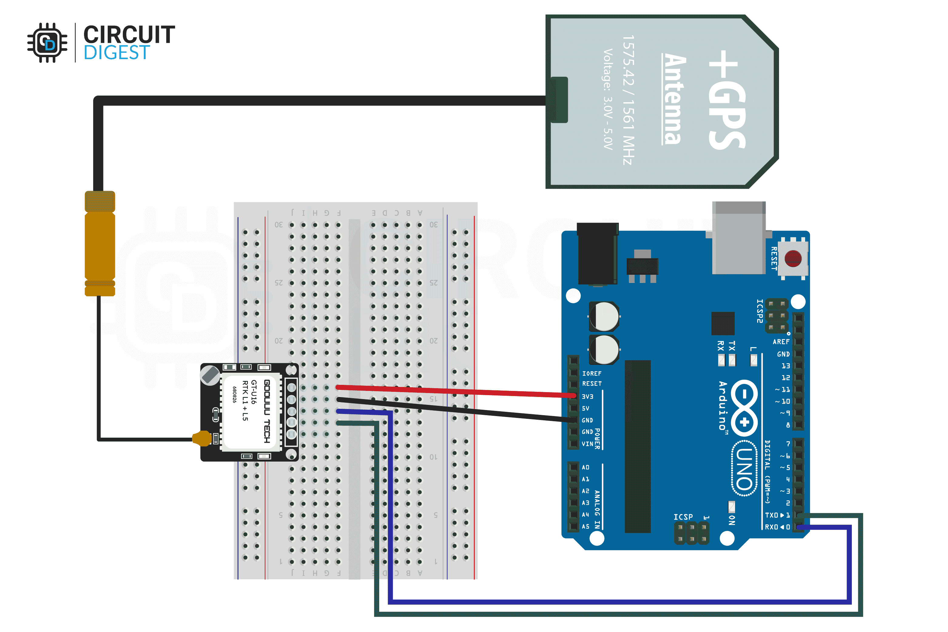Circuit Diagram GT U16 with Arduino 01