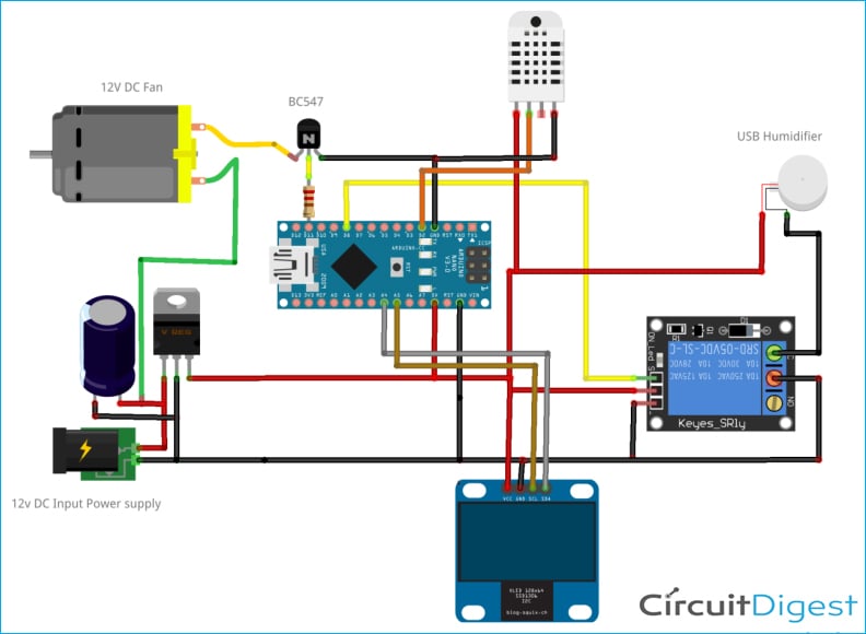 Portable Humidifier Circuit Diagram