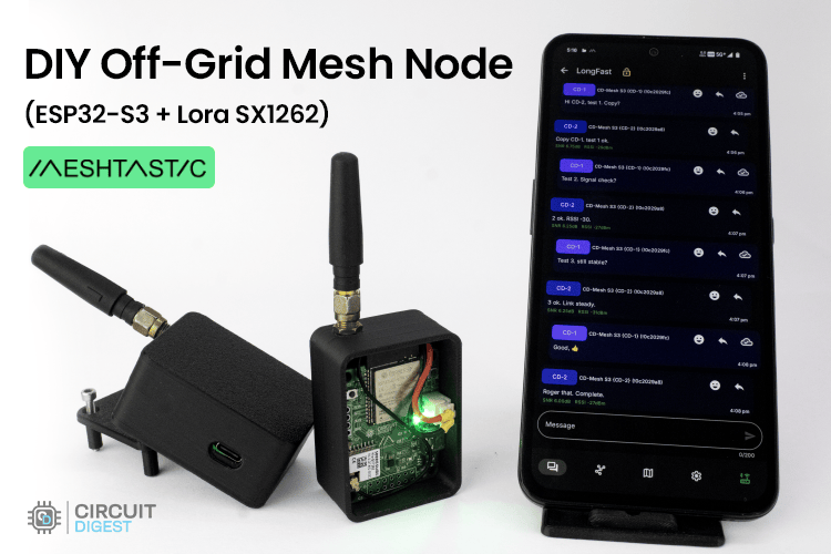 DIY Meshtastic Using ESP32 For Private Off-Grid Network
