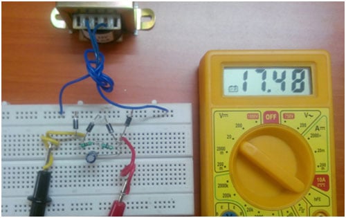 Full wave Rectifier Circuit with Filter2