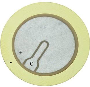 Piezoelectric transducer disc