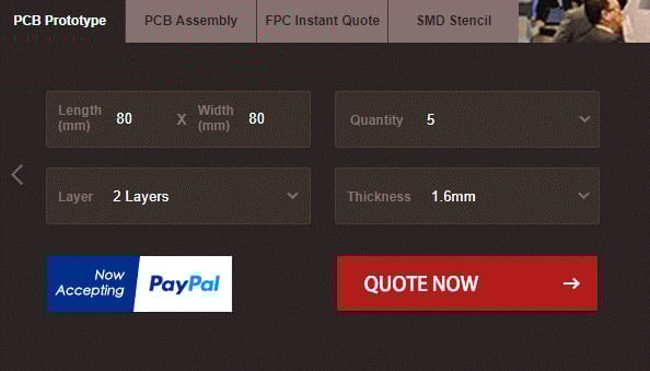 Order Lora Shield PCB from PCBGOGO