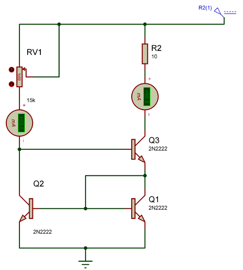 Wilson Current Mirror Circuit Practical Example