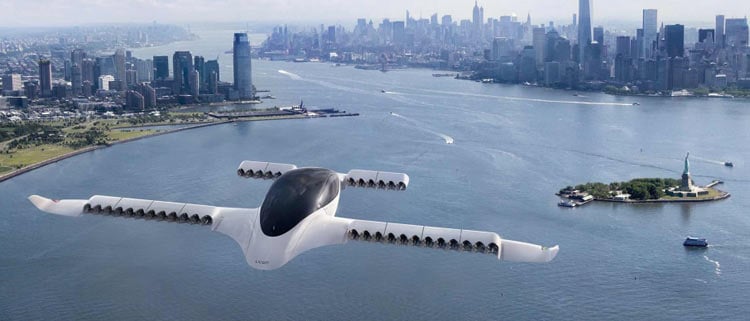 All Electric Lilium Jet