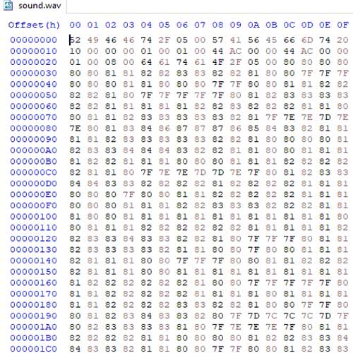 ESP32 Audio Player HEX Editor
