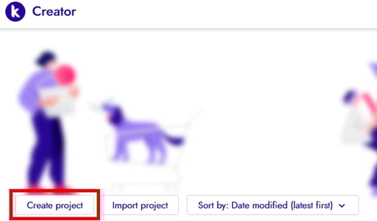 Create Project on kodular