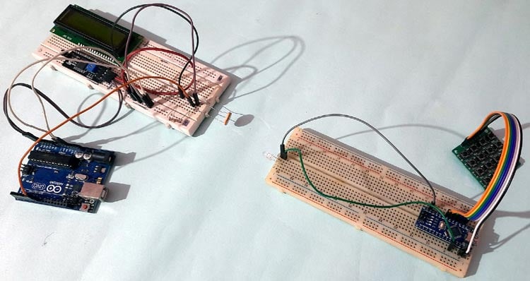 Li-Fi Communication between Multiple Arduino