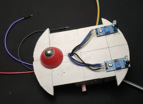 Line Follower Robot Chasis Board