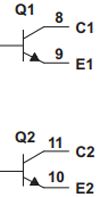 TL494 output transistors in open-collector and open-emitter configuration