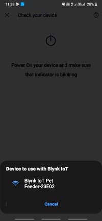Adding Wifi Credentials on Blynk Cloud