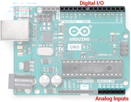 Arduino UNO Digital and Analog I/O Pins