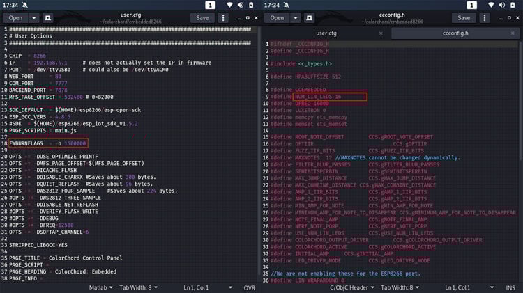 Colourchord Embedded