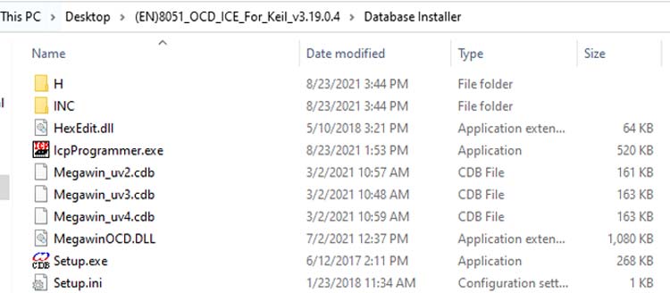 Install Additional Database for Keil Micro Vision