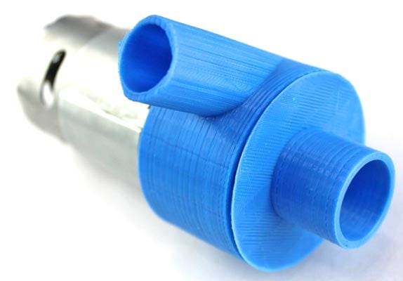 3d printed casing assembly on 775 motor