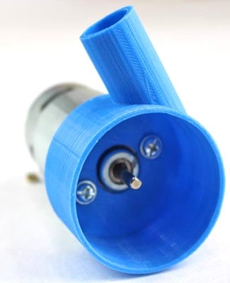 3d printed casing with 775 motor