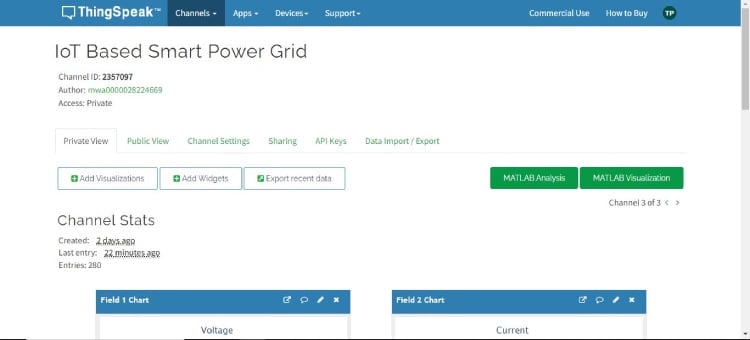 Add and Configure ThingSpeak