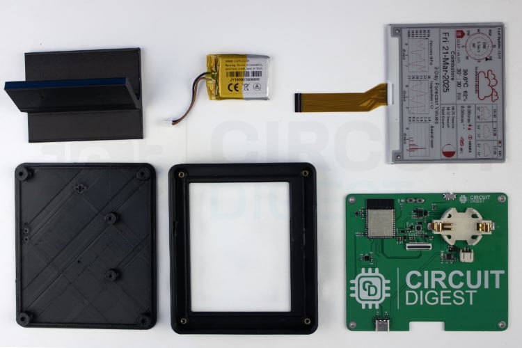 Assembling the Desktop Weather Station Components