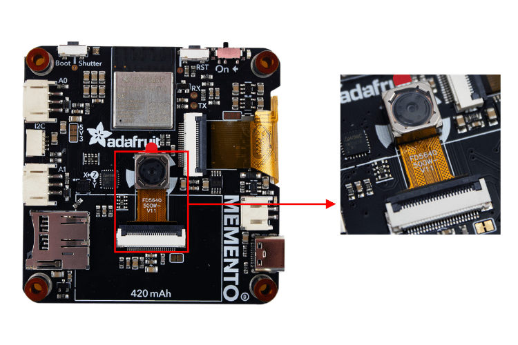 Camera Module Adafruit Memento