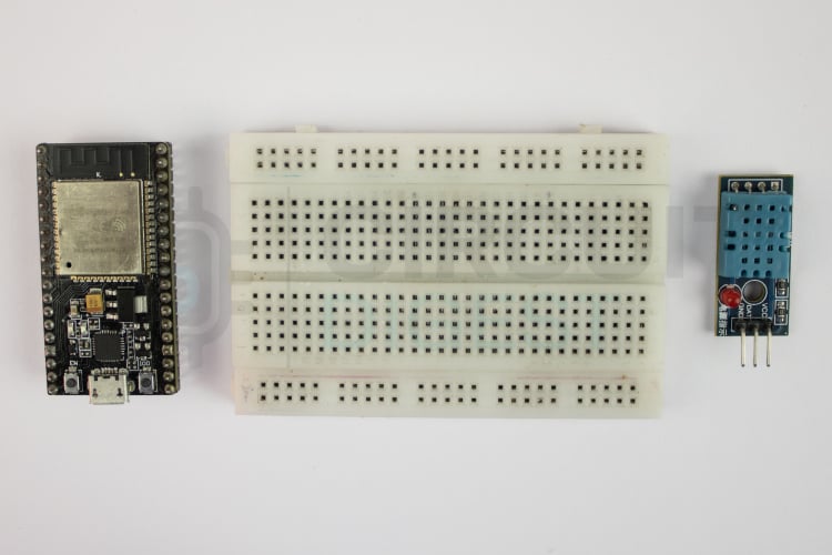 Components required for sending SMS from ESP32 via SMS API