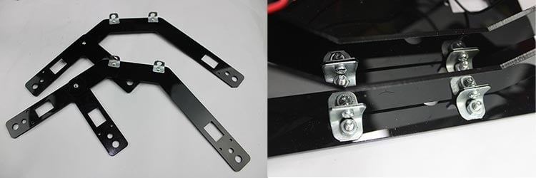 Connecting the pair of front and back leg with base plate