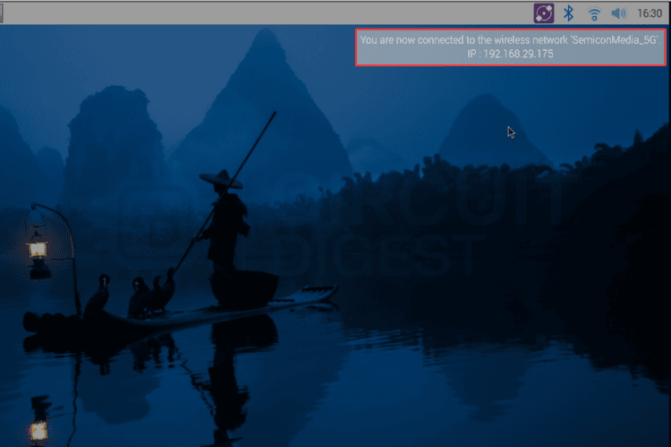 Reboot Raspberry Pi To Confirm Settings