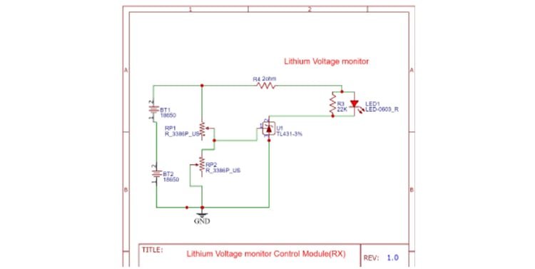 Schematic of Control Module