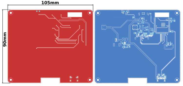 Desktop Weather Station PCB Layers