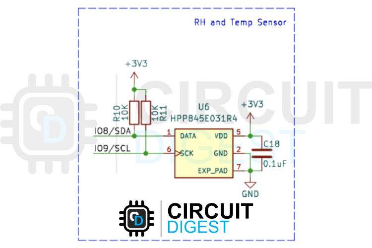 Desktop Weather Station Temperature and Humidity Sensor