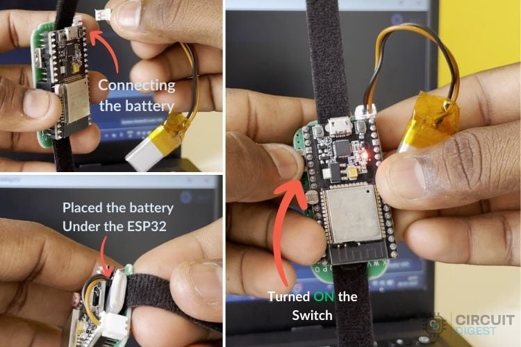 Device Battery Connection and Powering