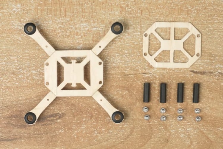 ESP32 Popsicle Stick Drone Frame