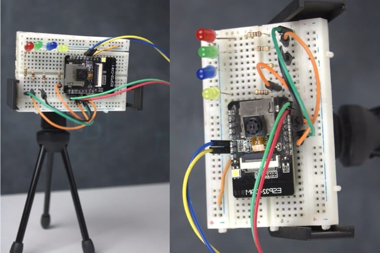 Fixed camera angle setup for optimal ESP32-CAM currency recognition accuracy