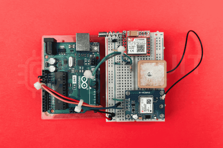 Final GPS Tracker Setup With Genuine Arduino