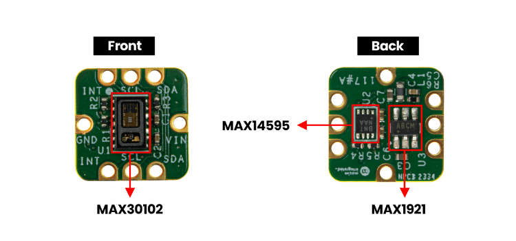 Front and Back Part Marking of MAXREFDES117