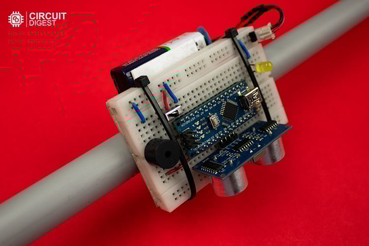 Fully Assembled Arduino Blind Stick