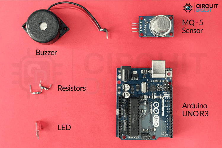 Gas Leakage Detector Components