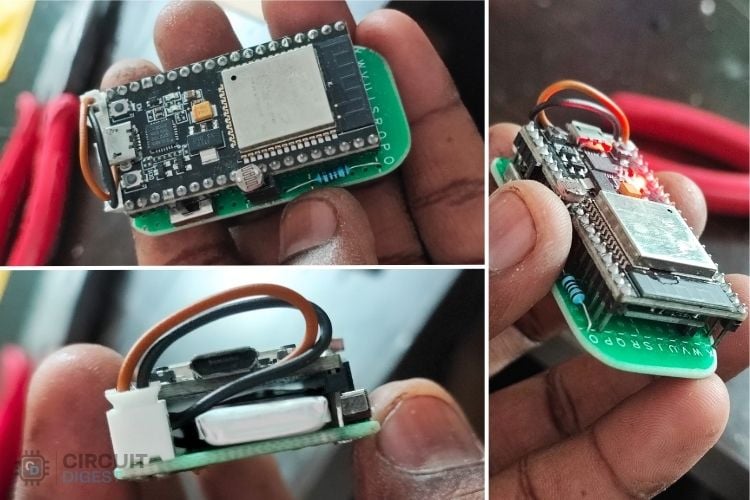 Fully Assembled Gesture Control Device with LiPo Battery.