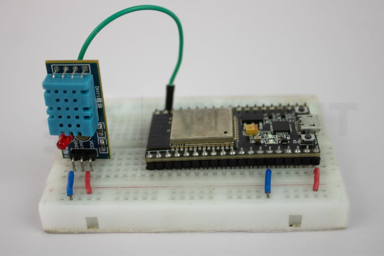 Hardware setup of API based ESP32 SMS Sender