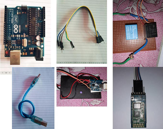 Components Used in Arduino-Based Home Automation Project