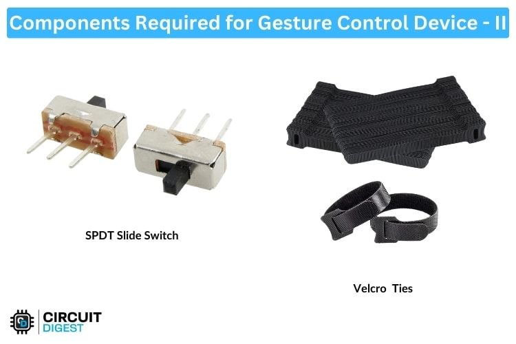 Optional Components like SPDT Switch and Velcro Ties