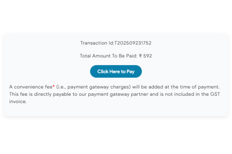 Final payment page for DigiKey India purchase showing total amount in INR