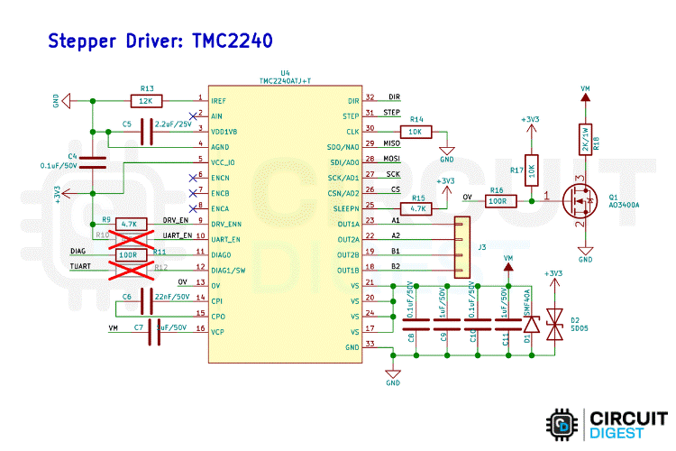 TMC2240 Circuit Diagram