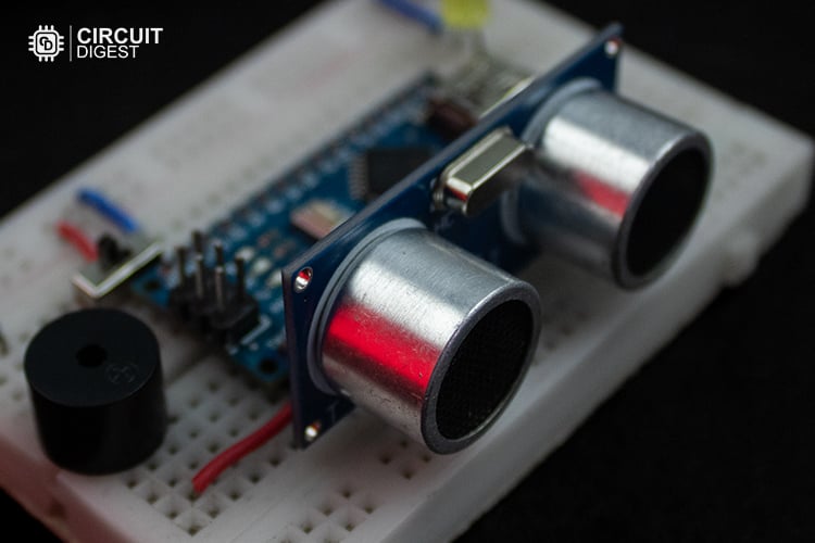 Ultrasonic Sensor Used on Walking Stick