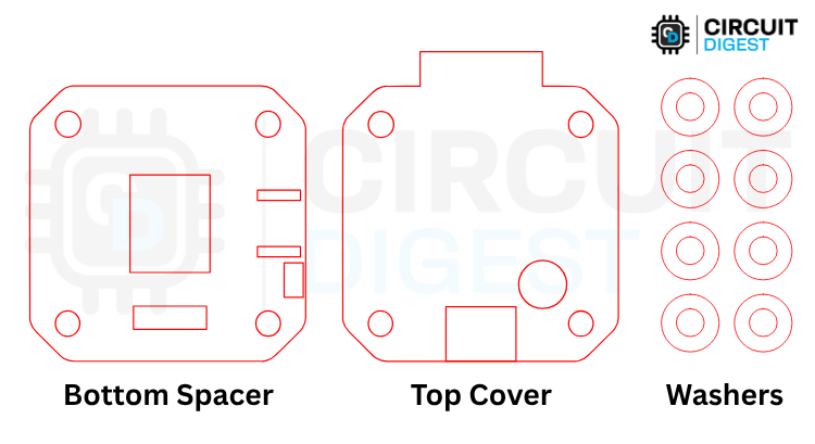 Wireless Stepper Motor Controller Laser Cutout