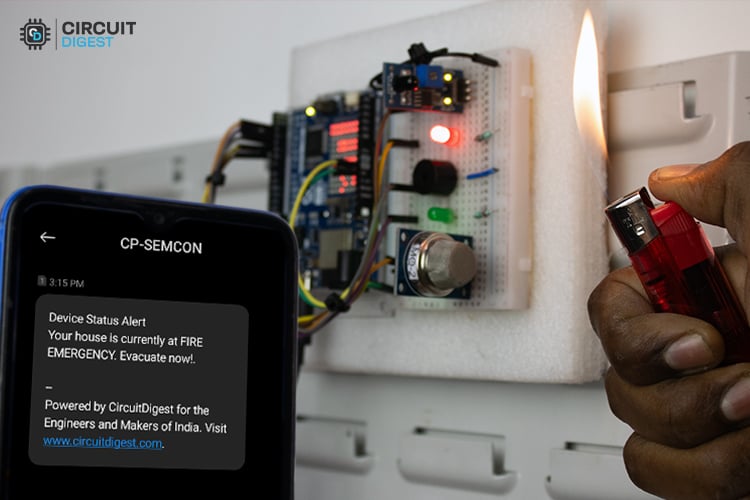 Demonstration of Fire Alarm System