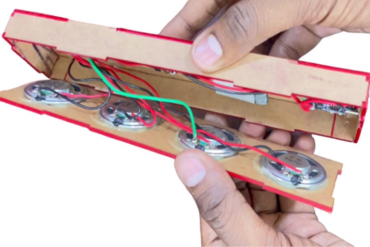 Bluetooth speaker enclosure assembly