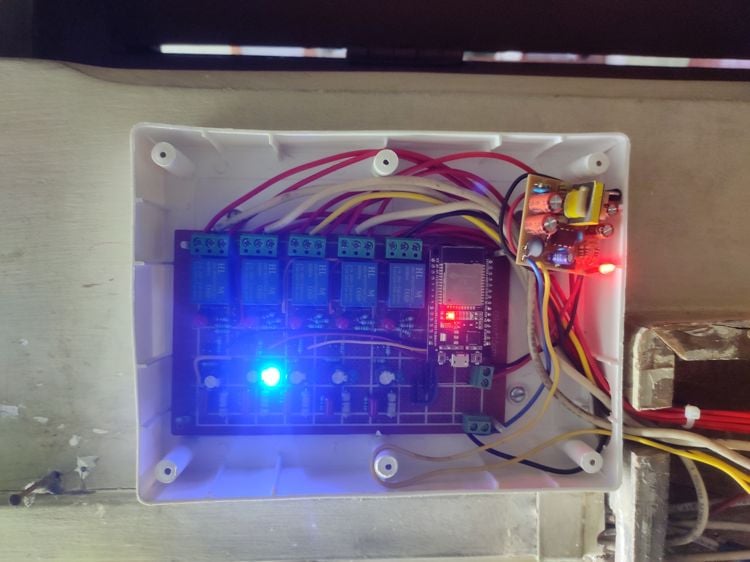 ESP32 home automation installation