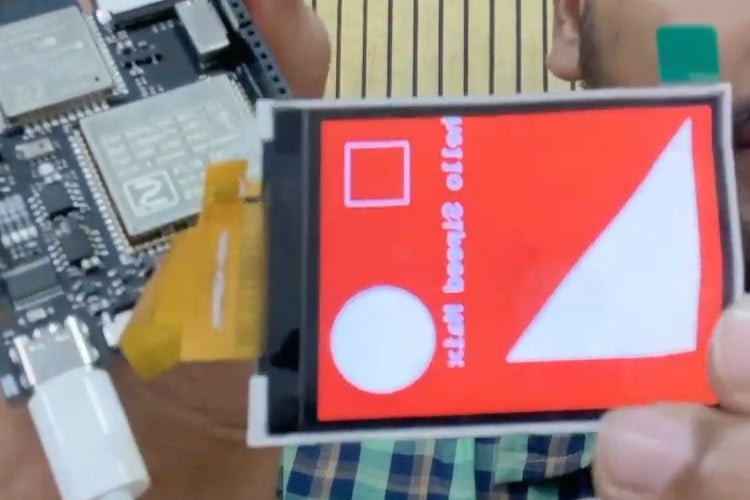 Maixduino Basic Display Example.