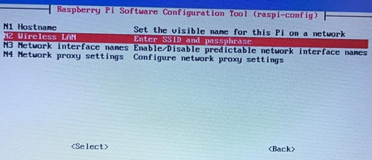 Raspberry Pi Software Configuration Tool Wireless LAN