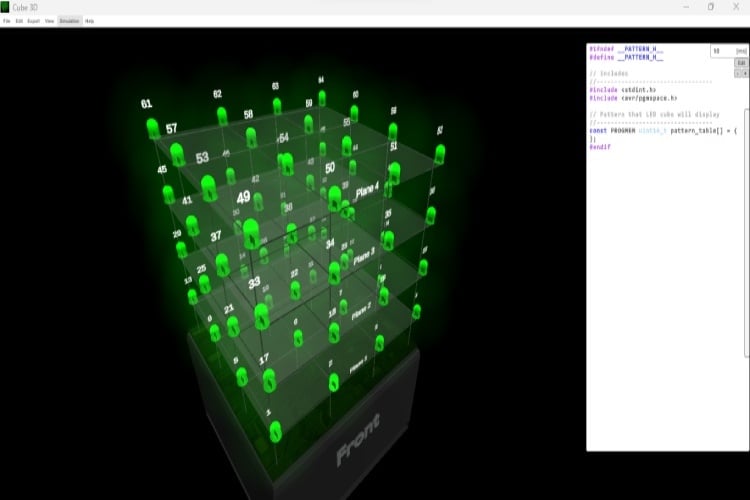 LED Cube Code Display